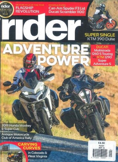 September 2016 Rider Magazine Cover | Rider, Indian motors 