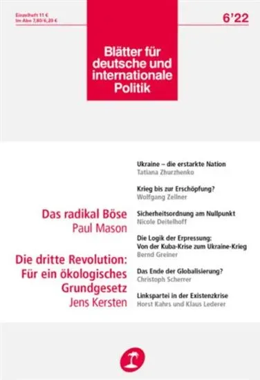 Blätter Für und Internationale Politik (German)
