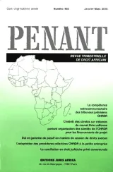 Revue Le Recueil penant (French) 1
