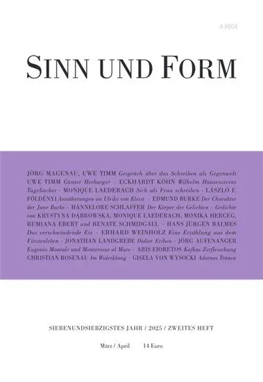 Sinn und Form (German)